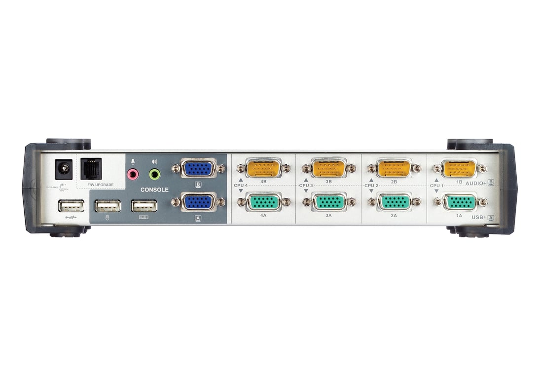 ATEN CS1744 przełącznik KVM Biały