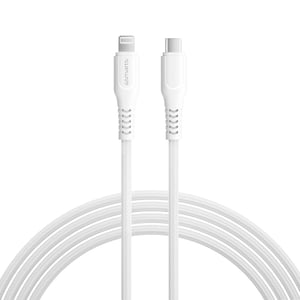 4smarts 465592 kabel Lightning 1,5 m Srebrny, Biały