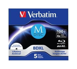 Verbatim 43834 Blu-ray-skiva BDXL 100 GB, 5 st.