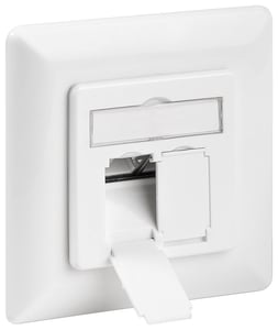 Goobay 68721 RJ-45-Steckdose, weiß