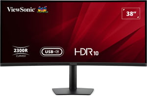 Viewsonic VA3820C monitor komputerowy 96,5 cm (38") 3840 x 1600 px Wide Quad HD+ LED Czarny