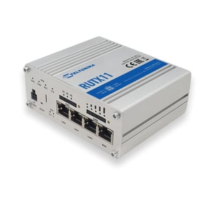 Teltonika RUTX11 router bezprzewodowy Gigabit Ethernet Dual-band (2.4 GHz/5 GHz) 3G 4G Szary