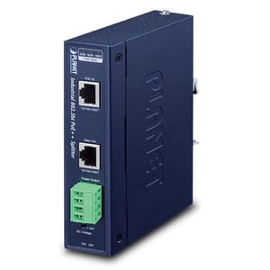 PLANET IPOE-173S Netzwerk-Splitter, PoE-Unterstützung, blau
