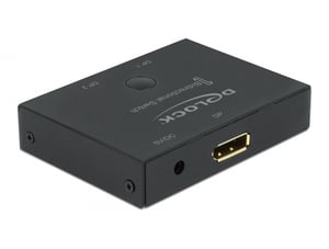 DeLOCK Przełącznik DisplayPort 2 - 1 dwukierunkowy 8K 30 Hz
