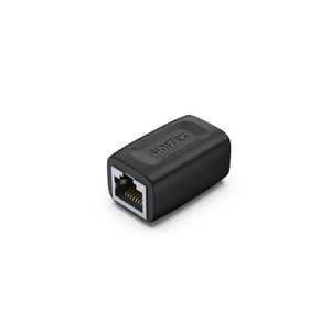 UNITEK A1026BK przejściówka do kabli RJ-45 Czarny