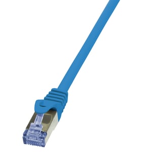 LogiLink 0.5 m Cat.6A 10G S/FTP Network Cable Blue 0.5 m Cat6a S/FTP (S-STP)