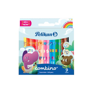 Pelikan Combino Super 411 Multicolor Marker, 9-pack