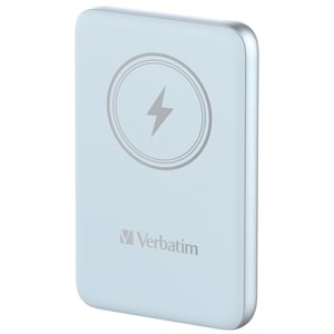 Verbatim Charge 'n' Go Lithium-Polymer (LiPo) 10,000 mAh Wireless Charging Blue
