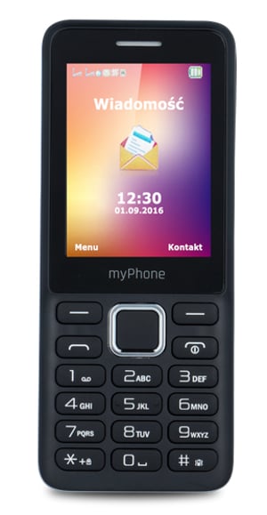 myPhone 6310 6,1 cm (2.4") Czarny