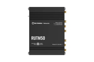 Teltonika RUTM50 router bezprzewodowy Gigabit Ethernet Dual-band (2.4 GHz/5 GHz) 5G Czarny