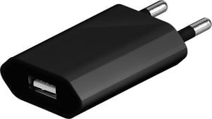 Goobay 44949 Ladegerät für mobile Geräte, universell, schwarz, Wechselstrom, für den Innenbereich