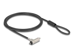 DeLOCK 20678 Cable Lock, Black, 1.8 m