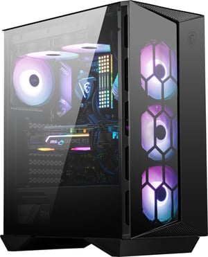 MSI MPG GUNGNIR 110R – Sicherungen & Halterungen für Midi-Tower-Computer, schwarz