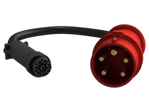 Vertiv FSC3U002 Power Cable, Black and Red, 3 m