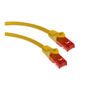 Maclean MCTV-302 Y Network Cable, Yellow, 2 m, Cat6 U/UTP (UTP)