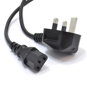Origin Storage C-E-POWER-UK Power Cable, Black, 1.8 m, Type G C13 Power Plug, Panel
