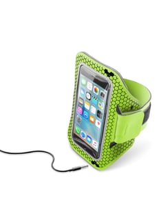 Cellularline ARMBANDRUN52L Cell Phone Case 13.2 cm (5.2") Armband Case Green