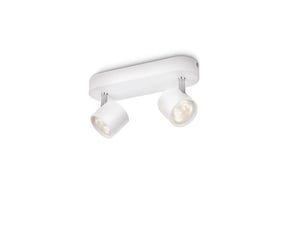 Philips Dimmable LED Star 2 x Ceiling/Wall Spot Light