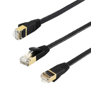 Edimax EA3-010SFA Network Cable, Black, 1 m, Cat7 U/FTP (STP)