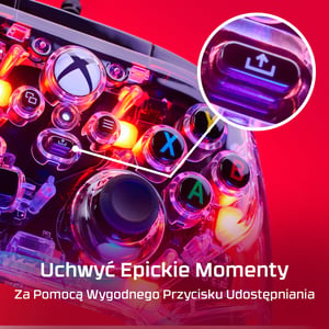 HyperX Clutch Gladiate – przewodowy kontroler do gier z podświetleniem RGB – Xbox