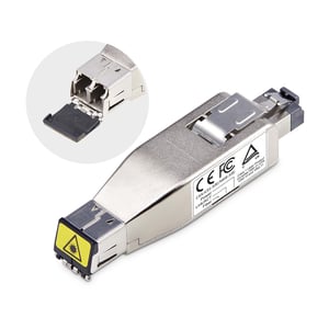 StarTech D01ML55P-FIBER-MEDIA 1000 Mbit/s 1310 nm Network Converter, Multifunction, Single, Silver