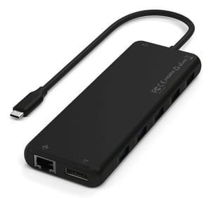 Satechi ST-P3D13K huby i koncentratory USB Type-C 10000 Mbit/s Czarny