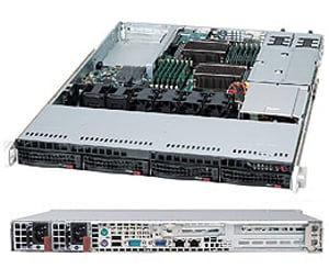 Supermicro SuperChassis 815TQC-R706WB2 Rack Czarny 750 W