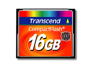 Transcend TS16GCF133 16 GB Flash-Speicher, CompactFlash-Speicherkarte (MLC)