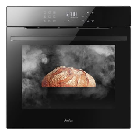 Amica ED97619VBA+ X-TYPE STEAM Duży Czarny Dotyk