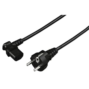 Hama 00137220 Power Cable, Black, 5 m