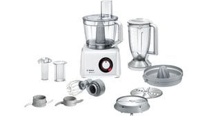 Bosch MultiTalent 8 Food Processor 1100 W 3.9 L Translucent, White Built-in Scale