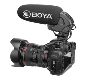 BOYA BY-BM3030 mikrofon Czarny Mikrofon do aparatu cyfrowego