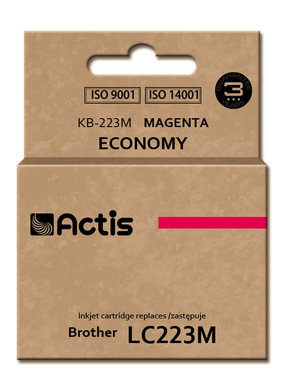 Actis Tusz KB-223M (zamiennik Brother LC223M; Standard; 10 ml; czerwony)