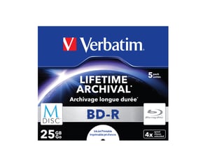 Verbatim M-Disc 4x BD-R 25 GB 5 st.