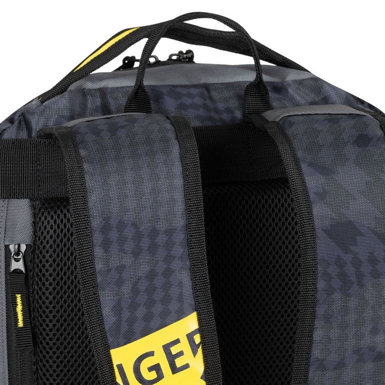 Rivacase Erebus 39,6 cm (15.6") Plecak Kamuflaż, Szary, Żółty