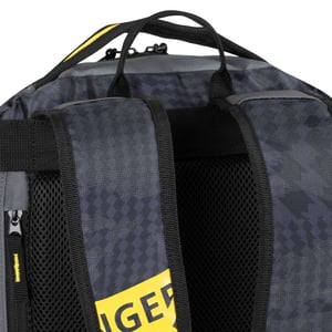 Rivacase Erebus 39,6 cm (15.6") Plecak Kamuflaż, Szary, Żółty