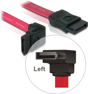 DeLOCK SATA-Kabel – 0,3 m SATA-Kabel, rot
