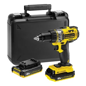 Stanley FMC600D2-QW borrmaskin 1600 varv/min Centrallås 1,6 kg Svart, Gul