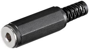 Goobay 11059 wtyczka 3.5 mm Czarny