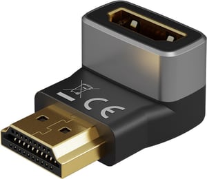 Goobay 72011 HDMI Type A (Standard) Cable Adapter, Black, Silver