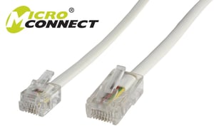 Microconnect MPK451 kabel telefoniczny 1 m Biały
