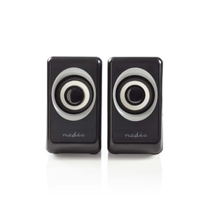 Nedis CSPR20020BK 1-way speaker, Black, Wired 6 W