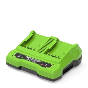 Greenworks 24 V laddare 2 A med dubbla uttag G24X2UC2 – 2931907 Batteriladdare