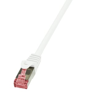 LogiLink 1m Cat.6 S/FTP Network Cable, White Cat6 S/FTP (S-STP)