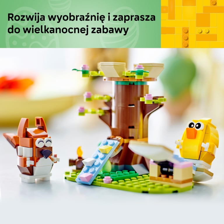 LEGO Iconic Wiosenny plac zabaw dla zwierzątek
