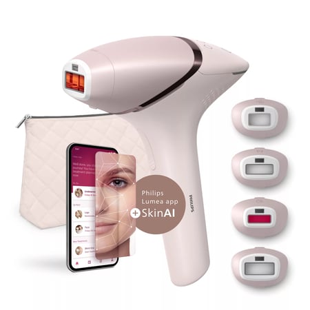 Philips Lumea IPL Seria 9900 BRI976/00 Urządzenie IPL do depilacji światłem z SenseIQ