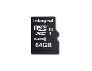 Integral INMSDX64G10-90U1 64-GB-Flash-Speicher MicroSD UHS-I