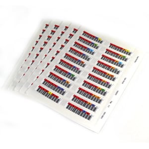 Quantum 3-06397-11 etykieta z kodem kreskowym Wielobarwny