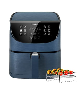 Cosori CP158-AF-RXL Heißluftfritteuse, Einzelgerät, 5,5 l, 1700 W, Heißluftfritteuse, Blau