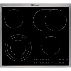 Electrolux EHF46547XK Schwarz Einbau Ceran 4 Kochzonen